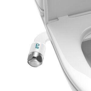 Bidet Attachment for Toilet Seat, Adjustable Fresh Cold Water PressureChrome